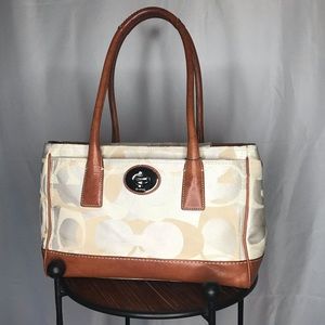 Authentic Coach Hamptons Optic Bag